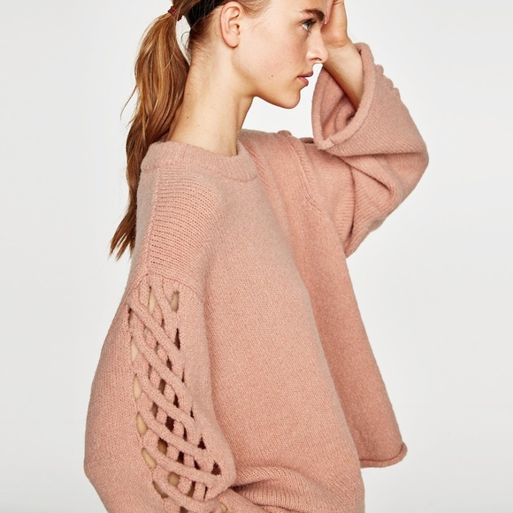 philosophy republic clothing pink sweater
